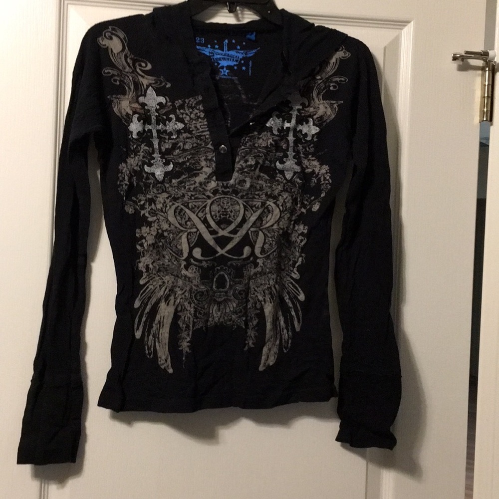Rock and roll cowgirl hoodie